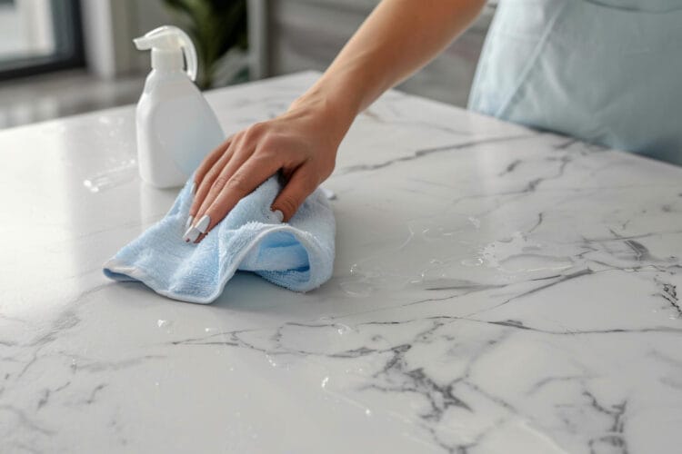 Czym czyścić blat z konglomeratu lub spieku – poradnik praktyczny