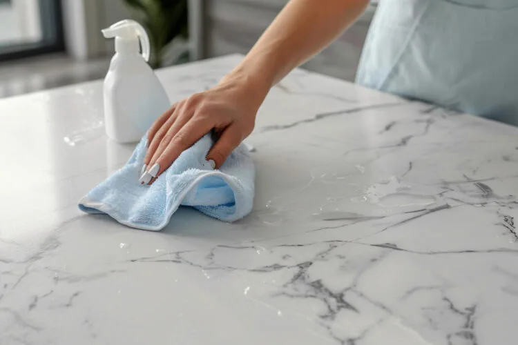 Czym czyścić blat z konglomeratu lub spieku – poradnik praktyczny